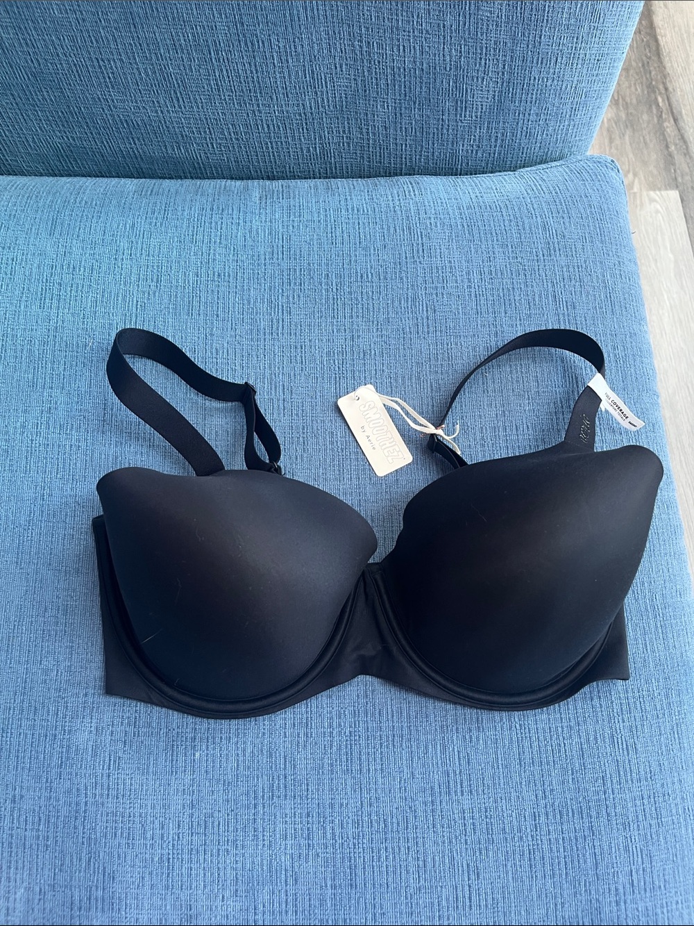 NWT Aerie Smoothez Black Bra 36DDD